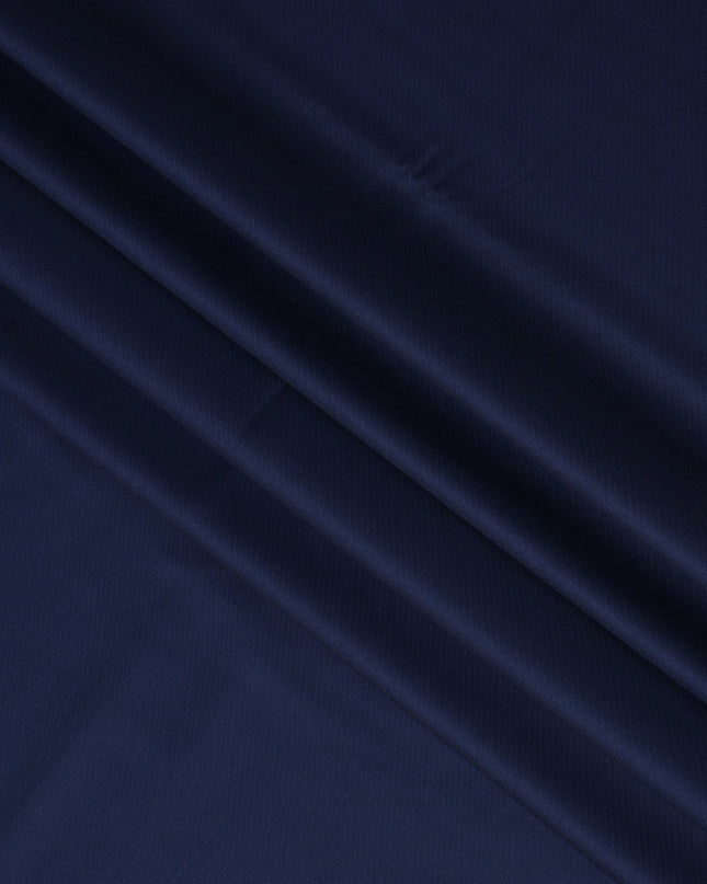 Royal Blue Premium Super 150's Italian All Wool Suiting Fabric, 150 Cms Width, 3.50 Mtrs by Loro Piana-D21590