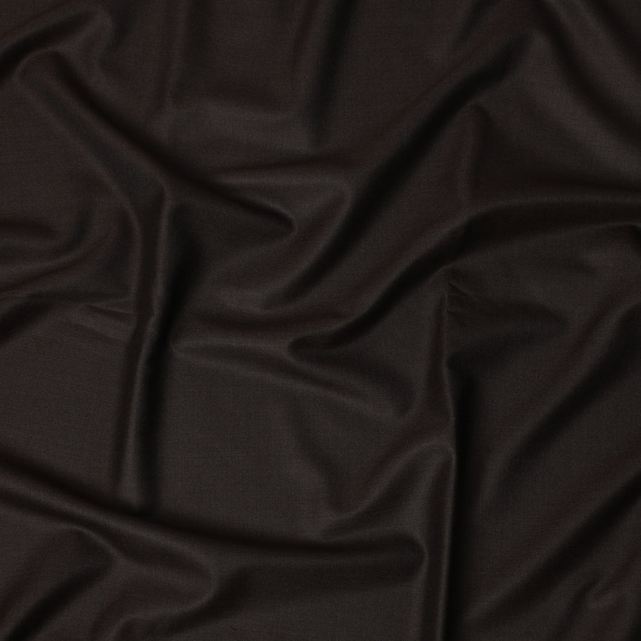 قماش بدلات إيطالي من الصوف الفاخر باللون البني الموكا، مقاس 150 سم، 3.50 متر من لورو بيانا - D21592