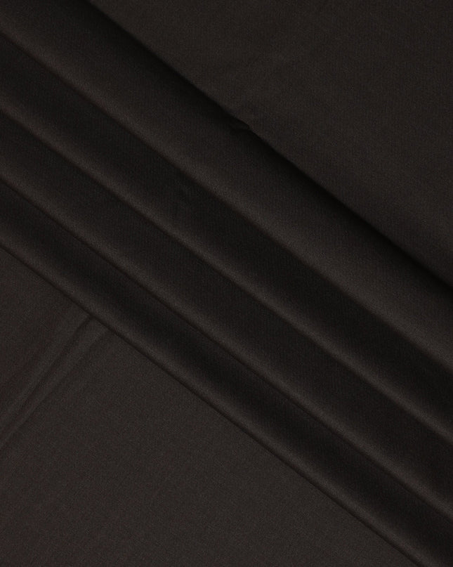 Mocha Brown Premium Super 170's Italian All Wool Suiting Fabric, 150 Cms Width, 3.50 Mtrs by Loro Piana-D21592