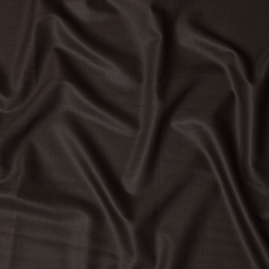 قماش بدلات إيطالي من الصوف الفاخر باللون البني الكستنائي من فئة Super 150's، عرض 150 سم، 3.50 متر من Loro Piana-D21593