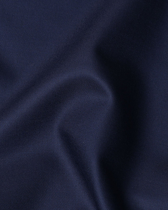 Classic Navy Premium Super 150's Italian All Wool Suiting Fabric, 150 Cms Width, 3.50 Mtrs by Loro Piana-D21594