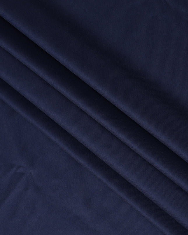 Classic Navy Premium Super 150's Italian All Wool Suiting Fabric, 150 Cms Width, 3.50 Mtrs by Loro Piana-D21594