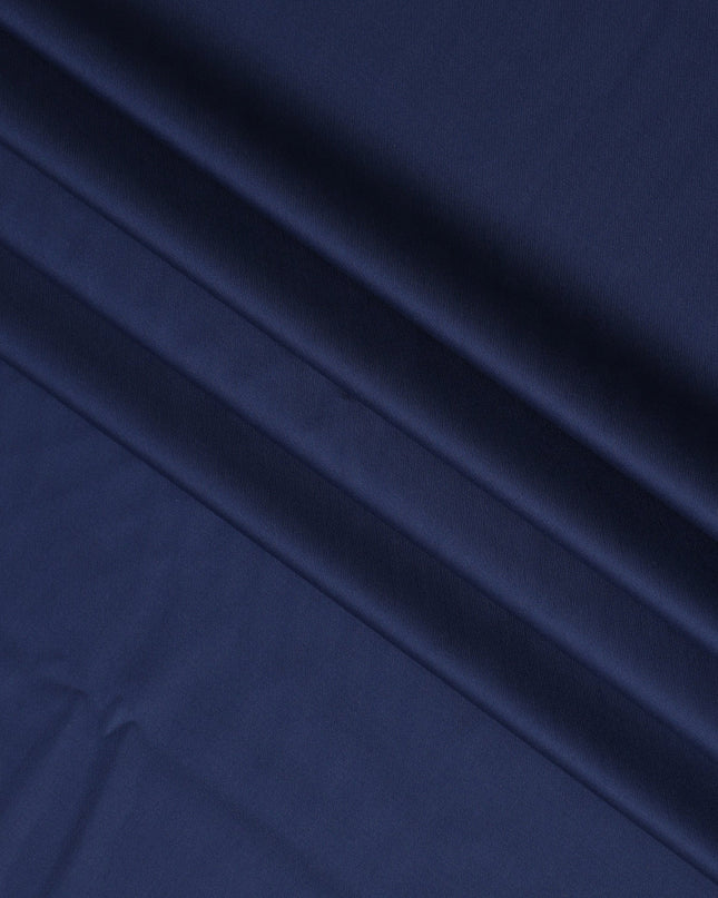 Royal Blue Premium Super 170's Italian All Wool Suiting Fabric, 150 Cms Width, 3.50 Mtrs by Loro Piana-D21595