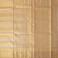 Golden Pure Tissue Silk Kanjeevaram Saree with Traditional Handwoven Textured Weave, 5.5 Meters with Blouse Piece, Originating from India-D22672