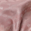 Blush Pink Pure Silk Kanjeevaram Saree with Handwoven Diagonal Butti Pattern and Ornamental Border, 5.5 Meters with Blouse Piece, Originating from India-D22701 - Regal Fabrics