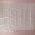 Smokey Grey and Dusty Rose Plain Woven Pure Silk Kanjeevaram Saree with Subtle Stripes, 5.5 Meters with Blouse Piece, Handwoven from India-D22725 - Regal Fabrics