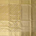 Golden Diagonal Checks Zari Weave Pure Tissue Silk Kanjeevaram Saree, 5.5 Meters with Blouse Piece, Handwoven from India-D22734