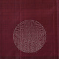 Maroon Circular Zari Butta Pure Soft Silk Saree, 5.5 Meters with Blouse Piece, Handwoven from India-D22742