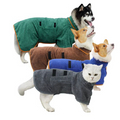 Dog Robe (Velcro) + Waterproof Blanket, Size: XS (4-6 Kg) Regal Fabrics