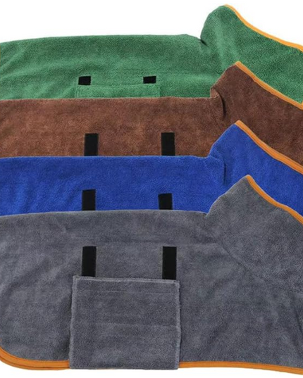 Dog Robe (Velcro) + Waterproof Blanket, Size: XS (4-6 Kg) Regal Fabrics