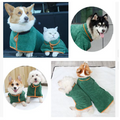 Dog Robe (Velcro) + Waterproof Blanket, Size: XS (4-6 Kg) Regal Fabrics