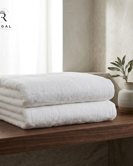 Luxury Bath Sheet Hotel Quality -Pack of 4 Pcs-600 GSM Regal Fabrics