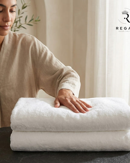 Luxury Bath Sheet Hotel Quality -Pack of 4 Pcs-600 GSM Regal Fabrics