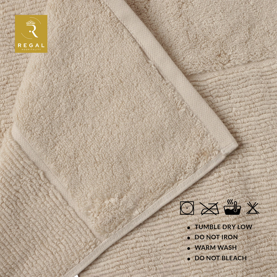 Performance Hand Towel-Pack of 4 Pcs-500 GSM Regal Fabrics