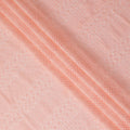 Peach Blossom Cotton Lawn Embroidery, 110cm Wide - Elegantly Crafted Fabric Sold by the Meter-D18859