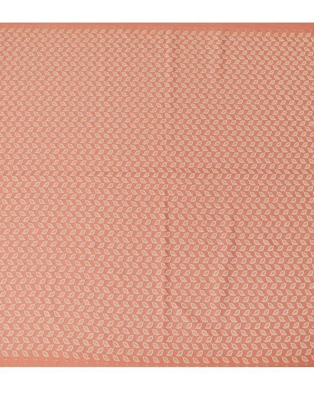 قماش قطني مطرز بزخارف أوراق المرجان، بعرض 110 سم - حصريًا بالمتر من الهند-D18871