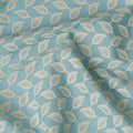 Sky Leaf Cascade Cotton Lawn Fabric, 110cm Wide - Custom Lengths from India-D18873 - Regal Fabrics