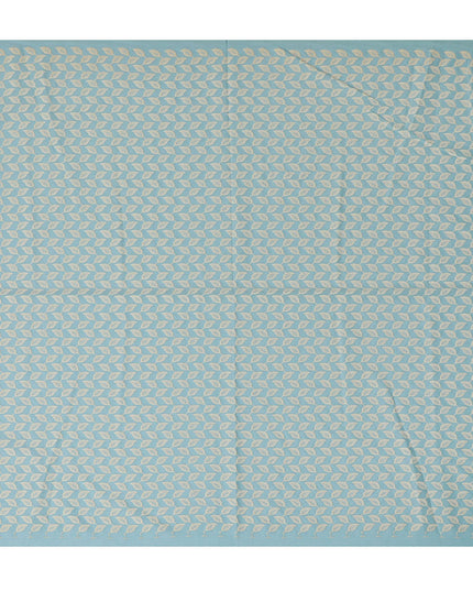 Sky Leaf Cascade Cotton Lawn Fabric, 110cm Wide - Custom Lengths from India-D18873 - Regal Fabrics