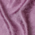 Elegant Mauve Floral Jacquard Crepe Silk Fabric, Luxurious Drape, 110cm Width - Perfect for Dresses & Blouses-D18896 - Regal Fabrics