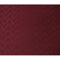 Regal Burgundy Floral Jacquard Crepe Silk Fabric, Elegant Drape, 110cm Width - Ideal for Luxurious Attire-D18899
