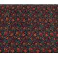 Autumn Harvest Floral Crepe Silk Fabric, 110cm Width - Exuberant Prints for Dynamic Wardrobes-D18917