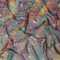 Enchanted Aurora Silk Chiffon Garbasaar Fabric, 110 cm Wide – Dreamy Iridescent Textile for Luxury Garments-Piece of 2.0 Mtrs-D18660