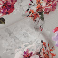 Floral Harmony Viscose Fabric - Digital Print, Elegant Design, Crafted in India, 110cm Wide-D18725 - Regal Fabrics