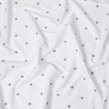 Regal Jacquard Cotton Shirting Fabric, 150 cm Width - White with Contrasting Embossed Patterns-D18736 Regal Fabrics