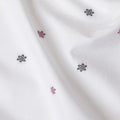 Regal Jacquard Cotton Shirting Fabric, 150 cm Width - White with Contrasting Embossed Patterns-D18736 Regal Fabrics