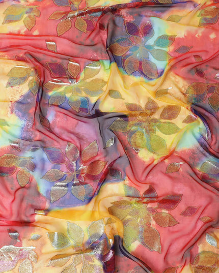 Garbasaar Pattern Buy Online Autumn Iridescent Silk Chiffon Garbasaar Fabric - South ...