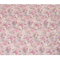 Romantic Blush Floral Viscose Crepe Fabric - Soft Printed Texture, Crafted in India, 110cm Wide-D18718 Regal Fabrics