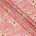 Pink Elegance Viscose Crepe Fabric - Delicate Floral Print with Sequin Details, 110cm Wide-D18721 Regal Fabrics