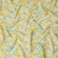Sunshine Ikat Viscose Crepe Fabric - Vivid Abstract Print, Crafted in India, 110cm Wide-D18722 Regal Fabrics