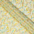 Sunshine Ikat Viscose Crepe Fabric - Vivid Abstract Print, Crafted in India, 110cm Wide-D18722 Regal Fabrics