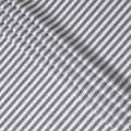 Nautical Navy and White Striped 100% Cotton Shirting Fabric - Timeless Style, 150cm Width"-D18573