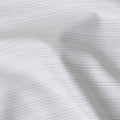 قماش مقلم فضي ورمادي متطور 100٪ قطن - تصميم أنيق، عرض 150 سم -D18574