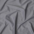 قماش القميص الأنيق باللون الرمادي الجرافيت المقلم 100% قطن - أناقة إيطالية، عرض 150 سم -D18576
