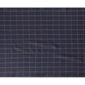 Navy Blue and Golden Striped Wool Blend Fabric - Tailoring and Apparel - 150cm Width-D18583