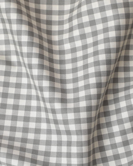 Classic Gingham Check 100% Cotton Shirting Fabric - Versatile 150cm Width-D18585