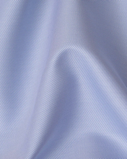 Light blue Swiss 100% Cotton Shirting Fabric - 150cm Wide, Luxe Twill Weave-D18889