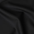 Black Plain Premium blended wool suiting fabric-D17269