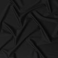Black Plain Super 120's blended English wool suiting fabric-D17272