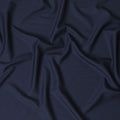 Navy blue Premium plain Super 140's blended wool suiting fabric-D17280