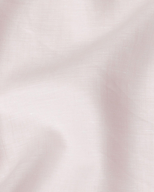 Light pink Plain Premium pure linen fabric 60Lea-D16274
