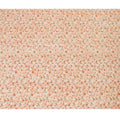 Peach cotton voile fabric with multicolor print in floral design-D16415