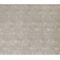 Mink grey cotton voile fabric with off white print in paisley design-D16416 Regal Fabrics