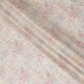 Mink grey cotton satin fabric multicolor print in abstract design-D16772 Regal Fabrics