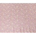 Light pink Premium pure cotton silk fabric with multicolor embroidery in floral design-D16862