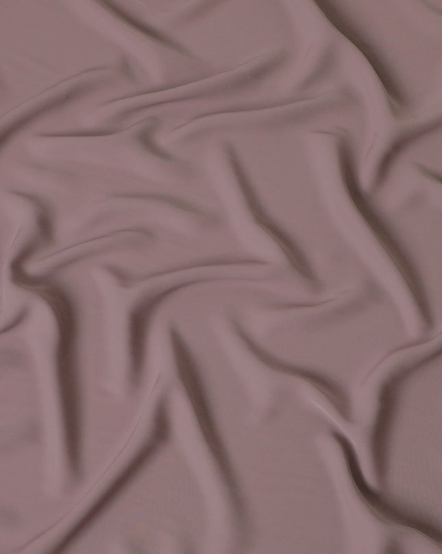 Light plum plain synthetic stretchable barbie crepe fabric-D17022