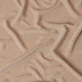 Khaki beige plain synthetic stretchable barbie crepe fabric-D17026